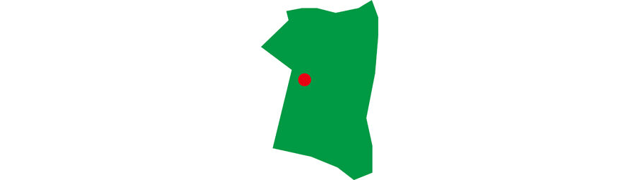 簡略化秋田県-県庁所在地付